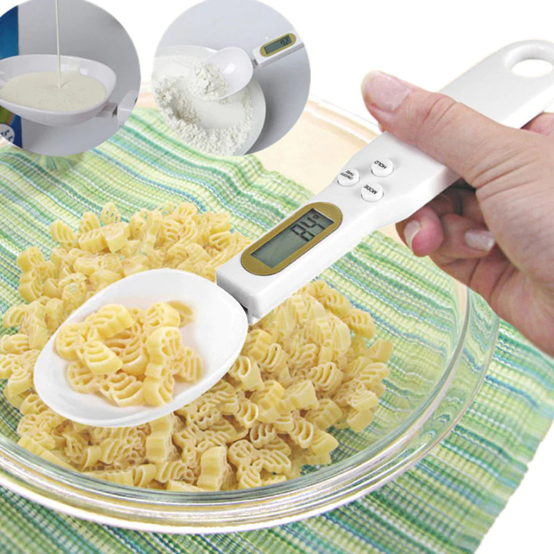 Precision LCD Digital Kitchen Scale - Versatile Measuring Spoon for Cooking, Baking & More